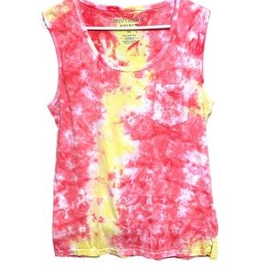 Southern Spirit Tye Died Sleeveless Top M